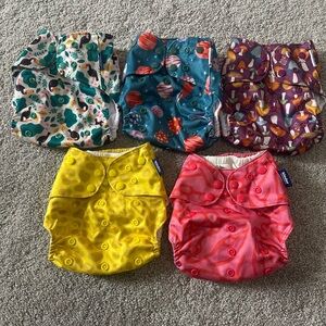 Kinder Cloth Diaper Reusable Cloth Pocket Diaper Bundle